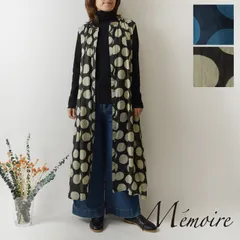 ＊【新品】【Memoire メモワール】インド綿 パドル コットン ボイル 2WAY ワンピース(4619-605-01)レディース 春 夏 秋 冬 ゆったり 体型カバー フレア Aライン ジレ ベスト ナチュラル 服 おしゃれ 30代 40代 50代 60代