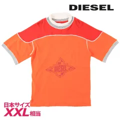 新品・未使用 ディーゼル DIESEL 半袖Tシャツ カットソー メンズ クラック加工ロゴプリント コットン T-OLLAR
