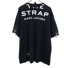 マークジェイコブス ポルトガル製 ダブレット コラボ 半袖 ビッグ Tシャツ O ブラック MARC JACOBS ｘ DOUBLET レディース