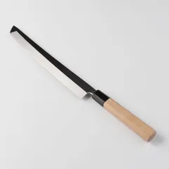 10951左利き用 先丸包丁 尺一 刺身包丁 刃は究極の切れ味 黒檀黒水牛八角柄 楽天市場】左利き用 先丸柳刃包丁 尺一（刃渡り330）普通表面