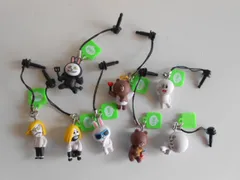 ♯Jri09AZラインLINECHARACTERマスコットストラップ3全8種