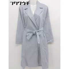 ■ ◎ URBAN RESEARCH DOORS アーバン リサーチ ドアーズ 長袖 コート サイズOne ライトグレー レディース  【1104190002208】