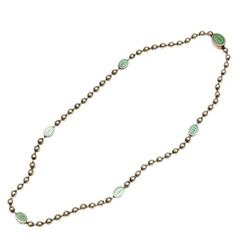 GUCCI　グッチ　インターロッキングG ボールチェーンネックレス　8054000202515
