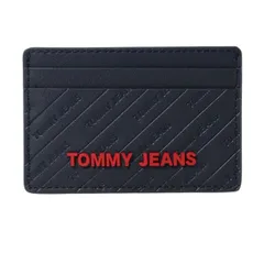 トミーヒルフィガー TOMMY HILFIGER 名刺入れ パスケース 薄型 AW0AW10683 C87 メンズ レディース ユニセックス ネイビー