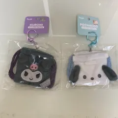 サンリオ ミニ ビーチサンダルホルダー キーホルダー ポーチ バッグホルダー クロミ ポチャッコ