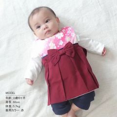 はかまスタイ ベビー　新生児　女の子　節句　ひな祭り　お食い初め　お祝い　ギフト　Aenak
