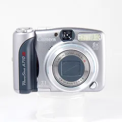 ケース付き美品】Canon PowerShot A710 IS 単3電池駆動