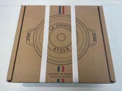 ストウブ STAUB ピコ・ココット ラウンド シャイニーブラック 40508-886 【未使用】 【鍋】
