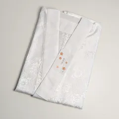 【振袖用】洗える襦袢 長襦袢 仕立て上がり 半衿付き ホワイト 白 S/M/L/LLサイズ