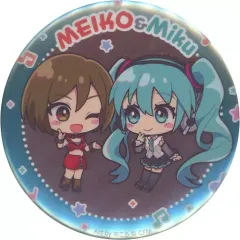 【中古】バッジ・ピンズ 初音ミク＆MEIKO メタリック缶バッジ 「初音ミク Happy 16th Birthday×ローソン」