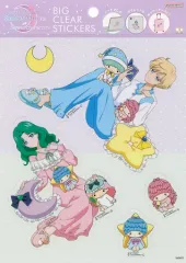 【中古】シール・ステッカー D.集合 ビッグクリアステッカー 「劇場版 美少女戦士セーラームーンCosmos×サンリオキャラクターズ」