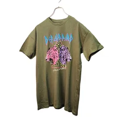 【国内未発売】Def Leppard バンドTシャツ アニマル カーキ XS, S, Mサイズ 新品未使用品 並行輸入品のサムネイル