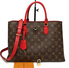 極上美品✨ ルイヴィトン ヴェリートートMM バッグ モノグラム 赤 2way 