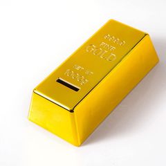 金の延べ棒貯金箱 ゴールドインゴット 金運開運 運気上昇 目を引くインテリアに