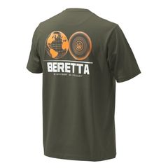 Beretta ベレッタ WWクレー Tシャツ（グリーン）クレー射撃