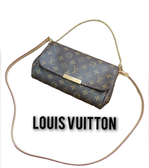 ルイヴィトン フェイボリットMM  モノグラム チェーン 2WAY ポシェット ハンド 斜め掛け LOUIS VUITTON ショルダーバッグ　M40718