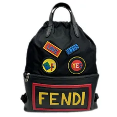 【中古】 フェンディ ナイロン バックパック ブラック ボキャブラリー メンズ 7VZ034 1OQのサムネイル