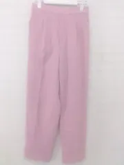 ◇ CIAOPANIC TYPY パステルカラー オフィスカジュアル シンプル テーパード パンツ サイズS ピンク系 レディース E  【1306050034552】