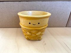 【アイスコーン】リトルレジンポット　5253　1号鉢　多肉植物　ポリレジン　レジンポット　レジン　スイーツ　ミニプランター　プリザーブドフラワー　小物入れ 　可愛い　ガーデニング雑貨　プレゼント　ギフト　★まとめ買い値下げ交渉可★