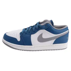 NIKE (ナイキ) Air Jordan 1 Low True Blue 553558-412 エアジョーダン1 ロー トゥルーブルー ローカットスニーカー ブルー/ホワイト US11/29cm