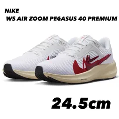 NIKE WS AIR ZOOM PEGASUS 40 PREMIUM ナイキ ウィメンズ エアズーム ペガサス 40 プレミアム ホワイト/レッド FB7703-100 24.5cm
