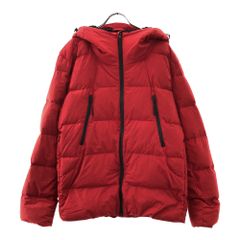 ワークマン フード付き ダウンジャケット 3L レッド WORKMAN FieldCore フィールドコア ビッグサイズ WASHABLE DOWN リペアテック メンズ