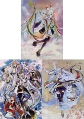 [중고] 클리어 파일 B. 스노우 미쿠 2018 A4 클리어 파일 세트 (3 장 세트) [SNOW MIKU 2018]