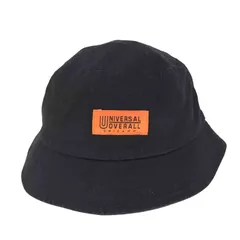 ユニバーサルオーバーオール UNIVERSAL OVERALL ロゴパッチ バケットハット メンズ  57-59cm