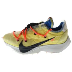 NIKE (ナイキ) ×OFF-WHITE WMNS VAPOR STREET YELLOW CD8178-700 ヴェイパー ストリート ローカットスニーカー イエロー US10/28cm