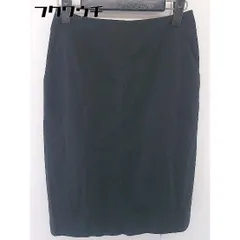 ◇ ◎ NOLLEY'S sophi タグ付き バックジップ スリット 膝丈 タイト スカート サイズ36 ブラック レディース  【1108260005496】