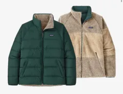 kj 新品　タグ付き　パタゴニア　リバーシブルダウン Patagonia パタゴニア Ks Reversible Ready Freddy Hoody キッズ