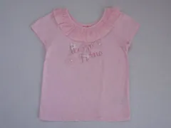 メゾピアノ mezzo piano アウトレット 子供服 女の子 130cm 半袖 Tシャツ ピンク 春 夏 ★3 トップス ガールズ 女児 キッズ 【中古】 ユーズド リサイクル こども