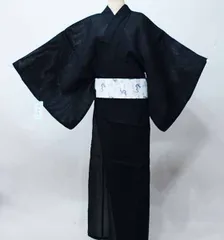 早割 SALE 大人綿麻しじら織✖︎黒地に波柄半幅帯 早割 SALE 大人綿麻しじら織✖︎黒地に波柄半幅帯