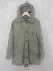 ■ GAP ギャップ ライナー付 長袖 モッズ コート サイズS カーキ レディース  【中古】 【1002800916832】
