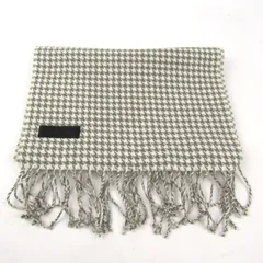 アンタイトル マフラー ストール 千鳥格子柄 ラメ ブランド 小物 レディース グレー UNTITLED 【中古】