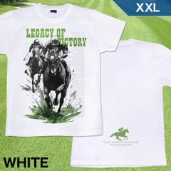 GENJU XXLサイズ 競馬 凱旋門賞 天皇賞 皐月賞 G1 メンズ ターフ クラシック Tシャツ 半袖 Legacy of victory 