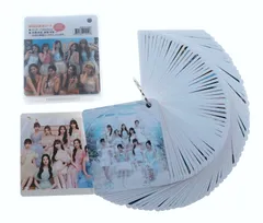 NiziU ニジュー グッズ 韓国語 単語 カード 63枚入 + ケース付 K-POP