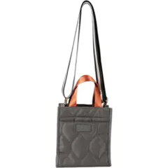 ☆ ダークグレー/キャメル ☆ LIZDAYS ショルダーバッグ LIZDAYS ショルダーバッグ ミニショルダー リズデイズ レディース 斜めがけ バッグ バック 鞄 かばん カバン ミニトート ミニバッグ 斜め掛け ななめがけ スクエアバッグ