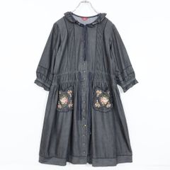 【新品タグ付き】グリーンノート★フリルカラーブラウス チュニック丈 さらさら素材 大きいサイズ15 黒系 z13405 EASTBOY - 【新品タグ付き】グリーンノート☆フリルカラー