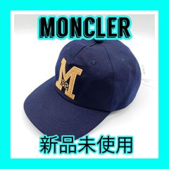 モンクレール MONCLER Mイニシャル ウール ベースボールキャップ