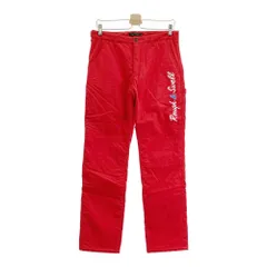 サイズ：M ROUGH&SWELL ラフアンドスウェル  中綿パンツ  レッド系 [240101326485] ゴルフウェア メンズ ストスト