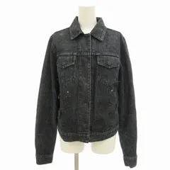 美品 FENDI 863 レオパード デニムジャケット 総柄 42 大きいサイズ