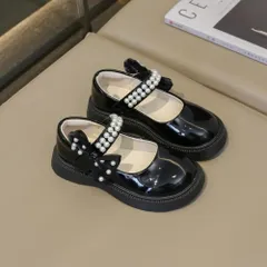 ☆ ブラック ☆ 29(18.0cm) ☆ フォーマルシューズ 女の子 pmyshoes579 フォーマルシューズ 女の子 子供靴 キッズシューズ ドレスシューズ シューズ フォーマル靴 靴 くつ クツ 女児 子供 フォーマル おしゃれ 子ども こども