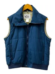 Woolrich (ウールリッチ) 70s-80s 白タグ 中綿ベスト USA製 33324 M ネイビー メンズ/025