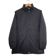 【L.L.Bean】 ナイロンジャケット｜Lサイズ相当｜メンズ｜ブラック｜撥水／フード収納