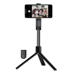 INOVA 三脚付ワイヤレスセルカ棒 Docile3 3R‐PFY03 自撮り棒 セルフィ 動画撮影 SNS投稿 ライブ配信 スマホスタンド iPhone/Android対応 Bluetoothリモコン付き シャッター 長さ調節可能 軽量 持ち運び コンパクト