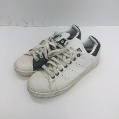 ◇ Θ adidas アディダス ローカットスニーカー サイズ23.5 ホワイト ブラック レディース E  【1411280005743】