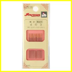 【特価セール】絹針 サンコッコー 4ノ3 10本入り KIYOHARA SUN70-18