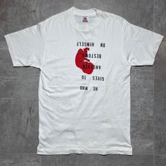 【90s・usa製】Fruit of the loom  Tシャツ  藤井フミヤ  93TOUR  シングルステッチ  FUMIYART BABY  Vintage Artist Tee  白  ホワイト  M size  希少  レア  ヴィンテージ 古着