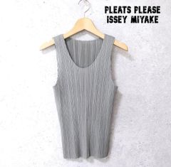 PLEATS PLEASE プリーツプリーズ ハイネックノースリーブ ベージュ3